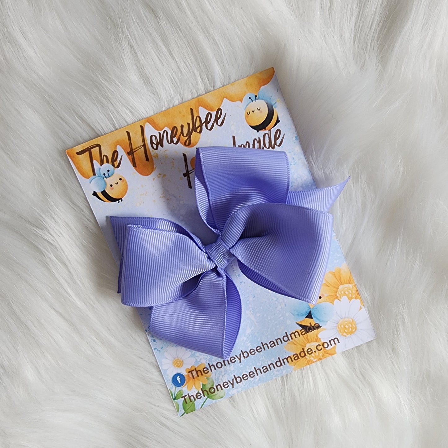 4in Iris Pinwheel Hair Bow