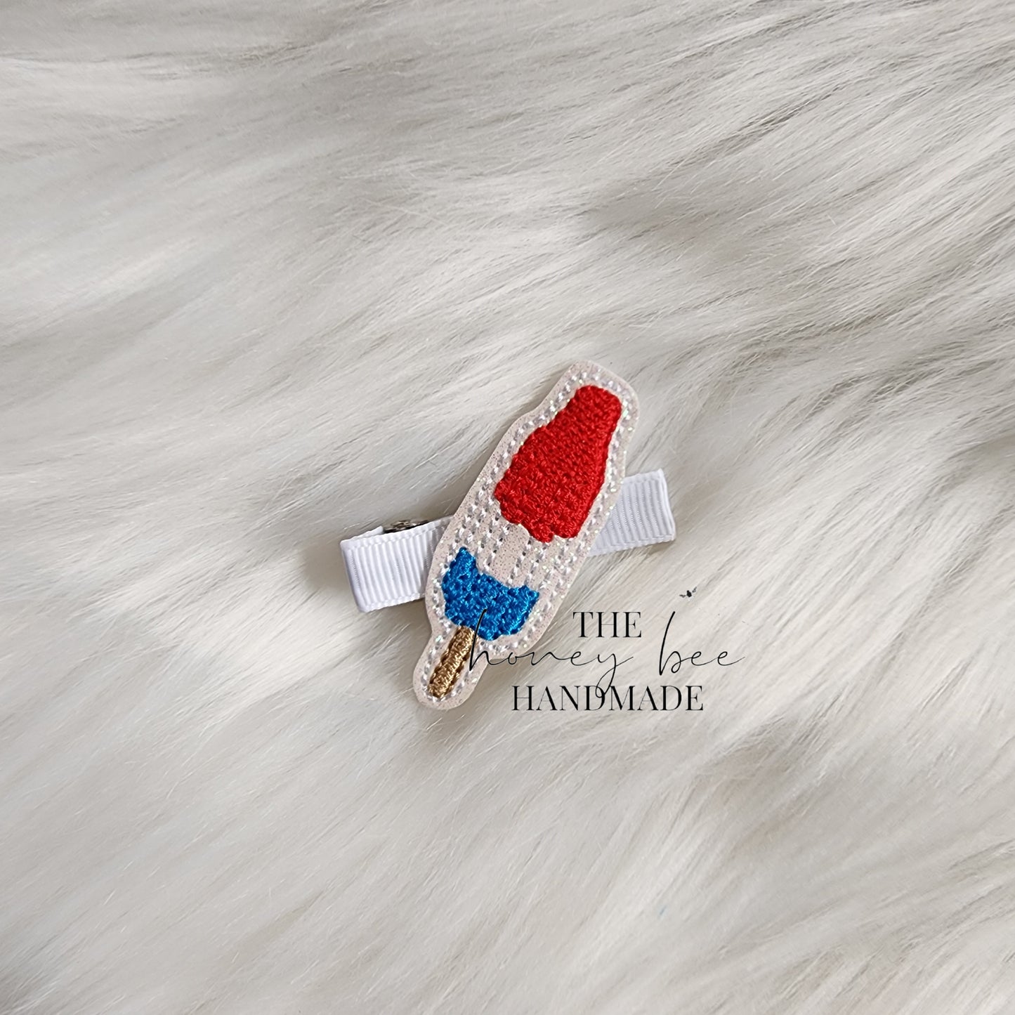 Glitter Rocket Pop Feltie Hair Clip