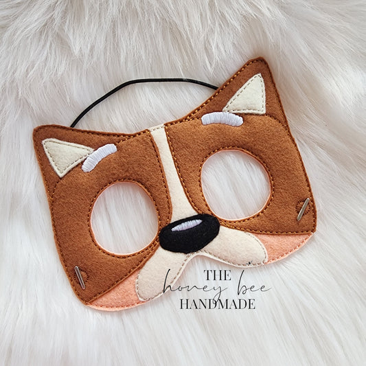 Orange Healer Dog Dress Up Mask