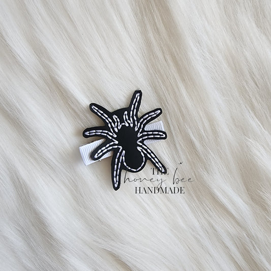 Black Spider Feltie Hair Clip