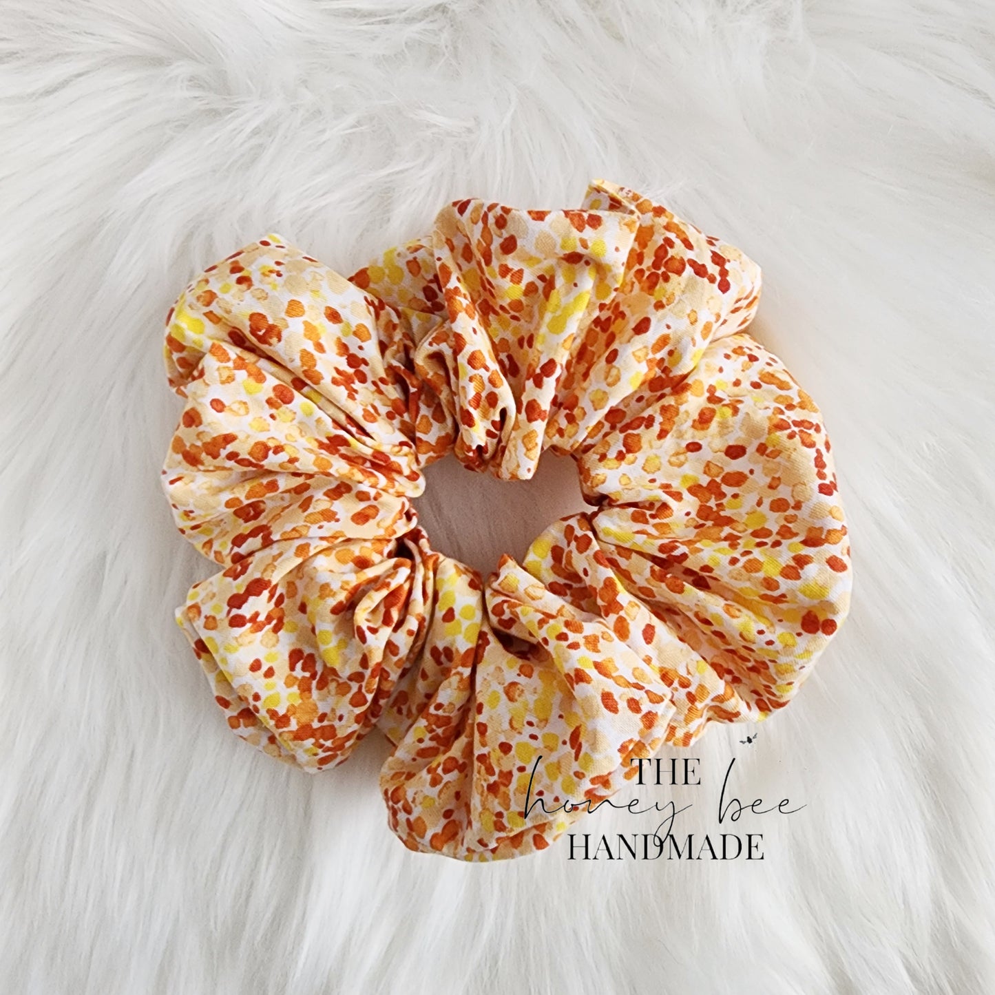 Orange Burst Scrunchie