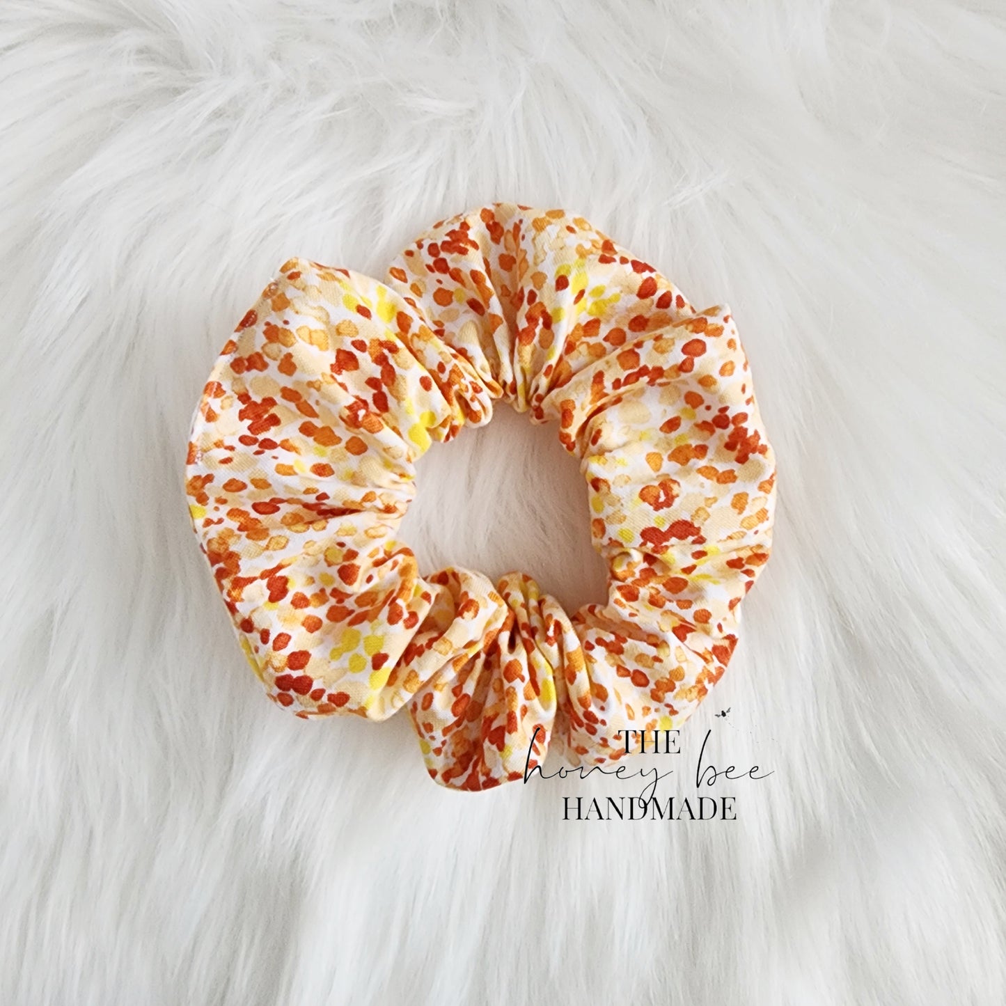 Orange Burst Scrunchie