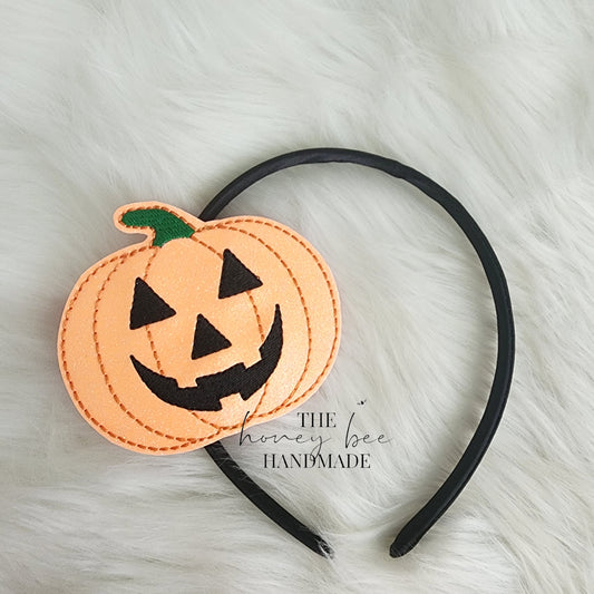 GITD Jack O Lantern Headband Slider