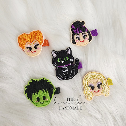 Witch Family Feltie Hair Clip