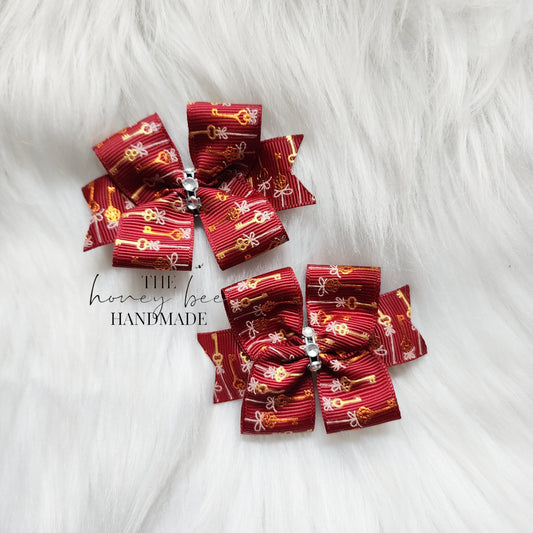 Maroon Steampunk Keys Sweet 'n' Simple Piggy Set