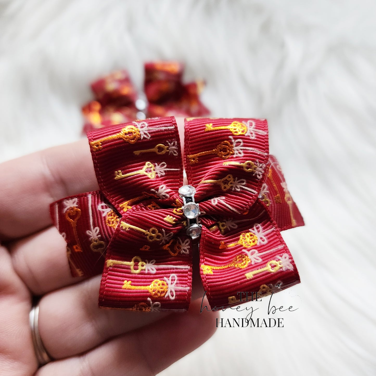 Maroon Steampunk Keys Sweet 'n' Simple Piggy Set