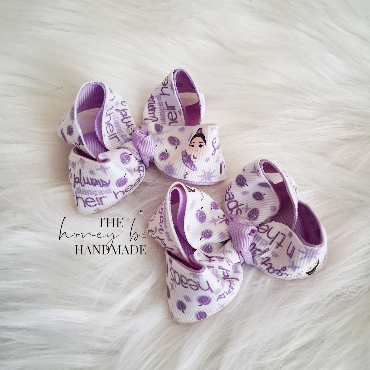 2in Micro Mini Piggy Set White Plum Fairy