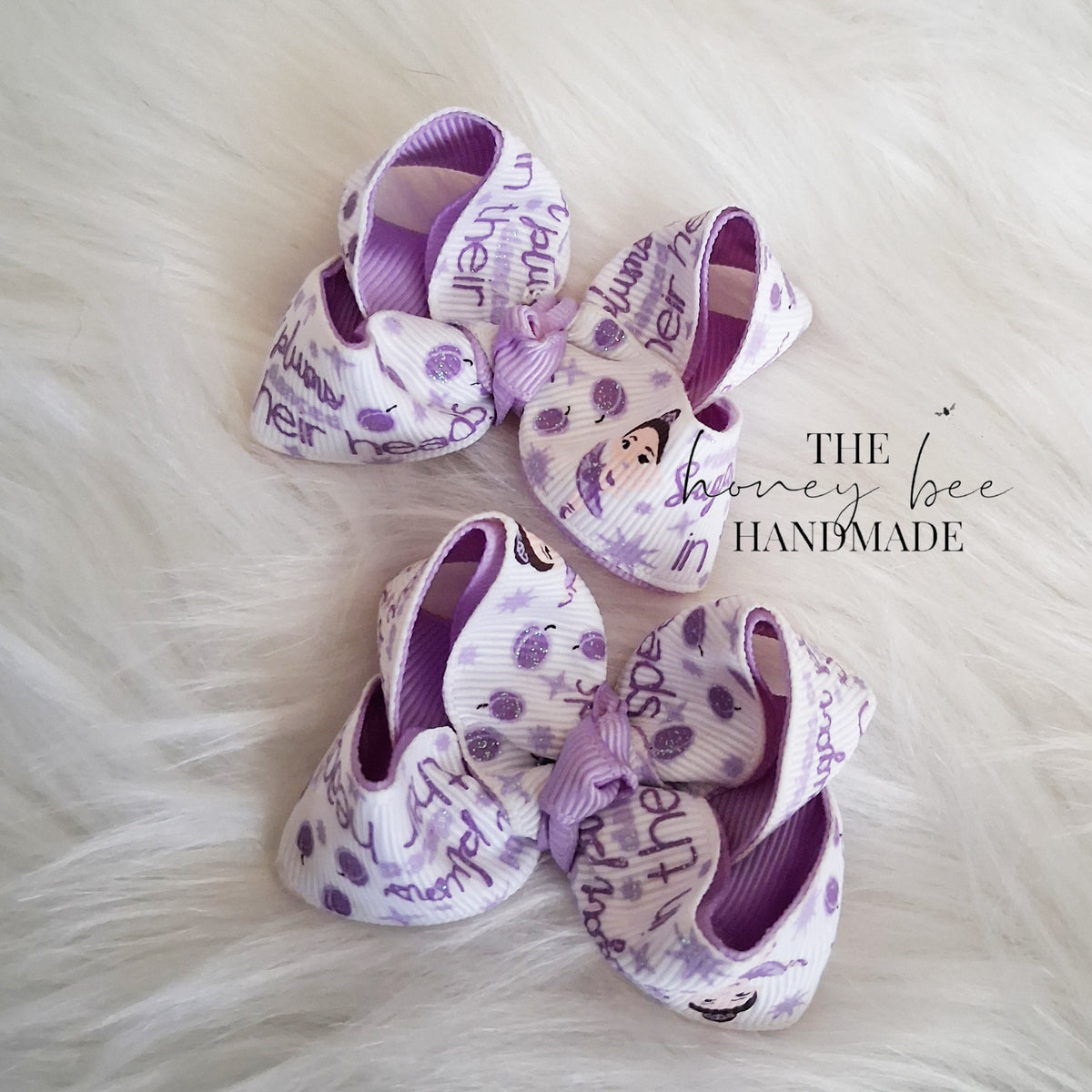 2in Micro Mini Piggy Set White Plum Fairy