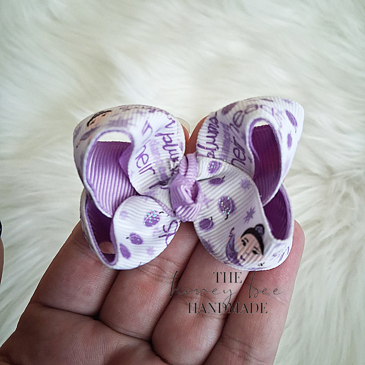 2in Micro Mini Piggy Set White Plum Fairy